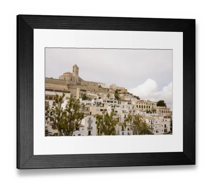 Framed Print : Ibiza Town Framed Print : Ibiza Town