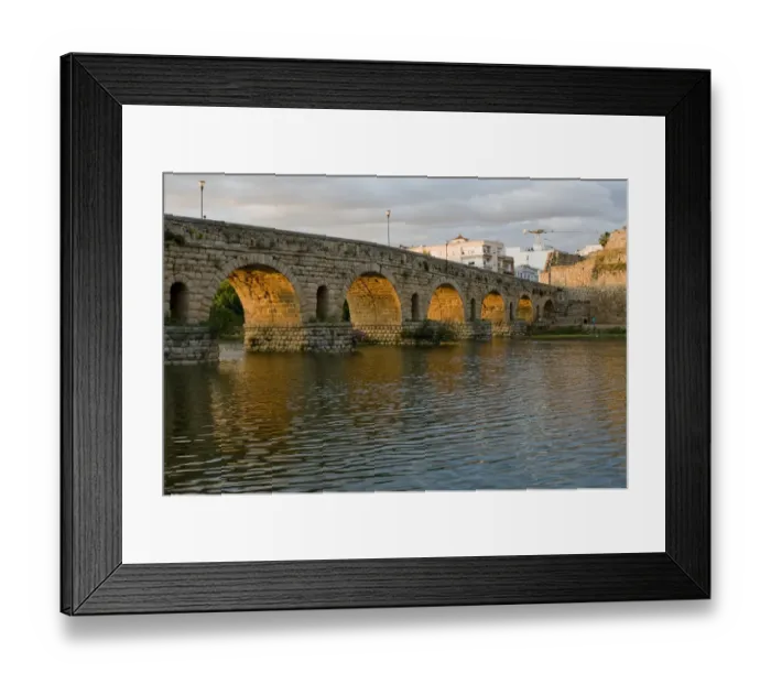 Framed Print : Merida, Roman Bridge