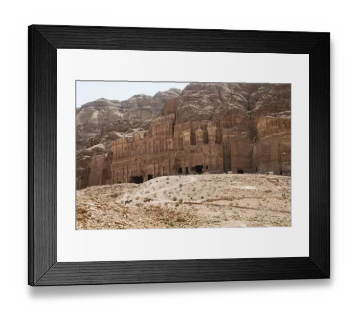 Framed Print : Jordan, Petra, Royal Tomb Framed Print : Jordan, Petra, Royal Tomb