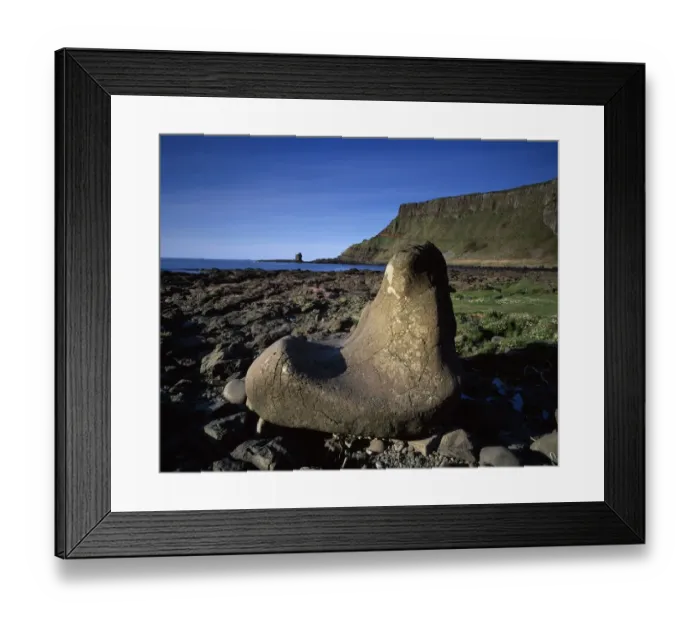 Framed Print : Giants Boot, Giants Causeway, Co Antrim, Ireland Framed Print : Giants Boot, Giants Causeway, Co Antrim, Ireland