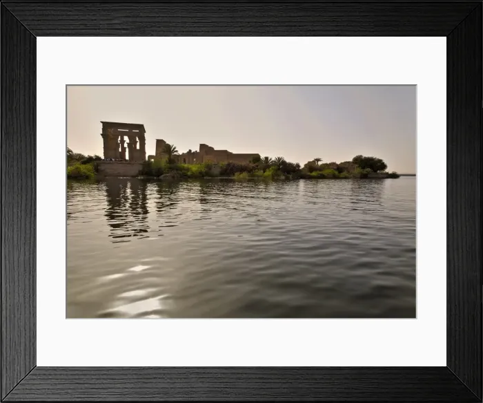 Framed Print : philae temple in agilika island. asuan Framed Print : philae temple in agilika island. asuan