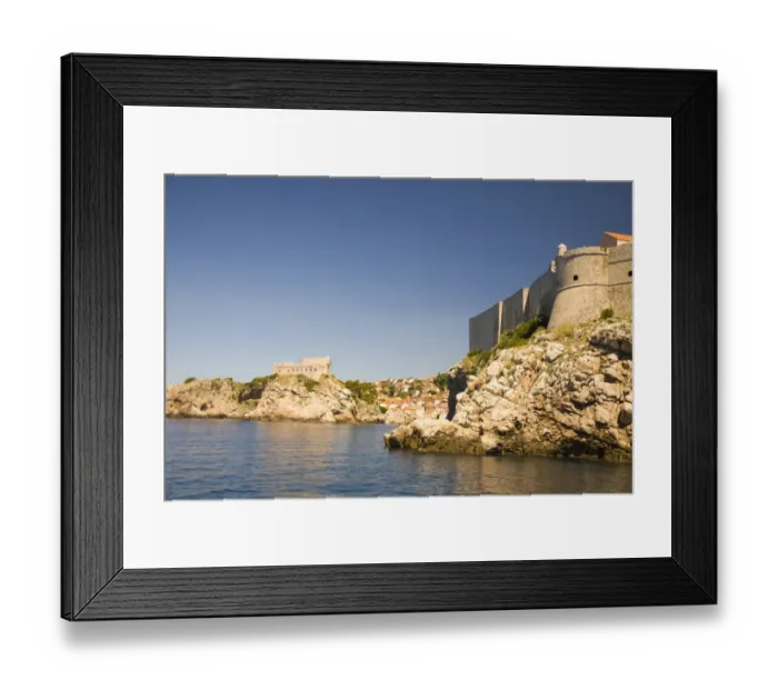 Framed Print : Walled City of Dubrovnik, South Eastern Tip of Croatia, Dalmation Coast, Adriatic Sea, Croatia, Eastern Europe Framed Print : Walled City of Dubrovnik, South Eastern Tip of Croatia, Dalmation Coast, Adriatic Sea, Croatia, Eastern Europe