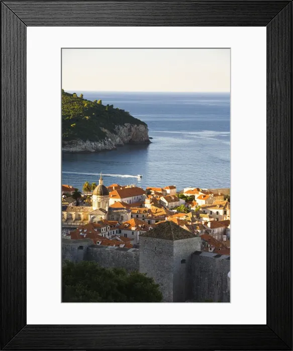 Framed Print : Walled City of Dubrovnik, Southeastern Tip of Croatia, Dalmatian Coast, Adriatic Sea, Croatia, Eastern Europe Framed Print : Walled City of Dubrovnik, Southeastern Tip of Croatia, Dalmatian Coast, Adriatic Sea, Croatia, Eastern Europe