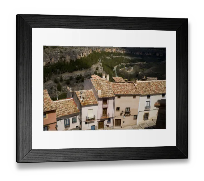 Framed Print : Cuenca, Jucar River Ravine Framed Print : Cuenca, Jucar River Ravine