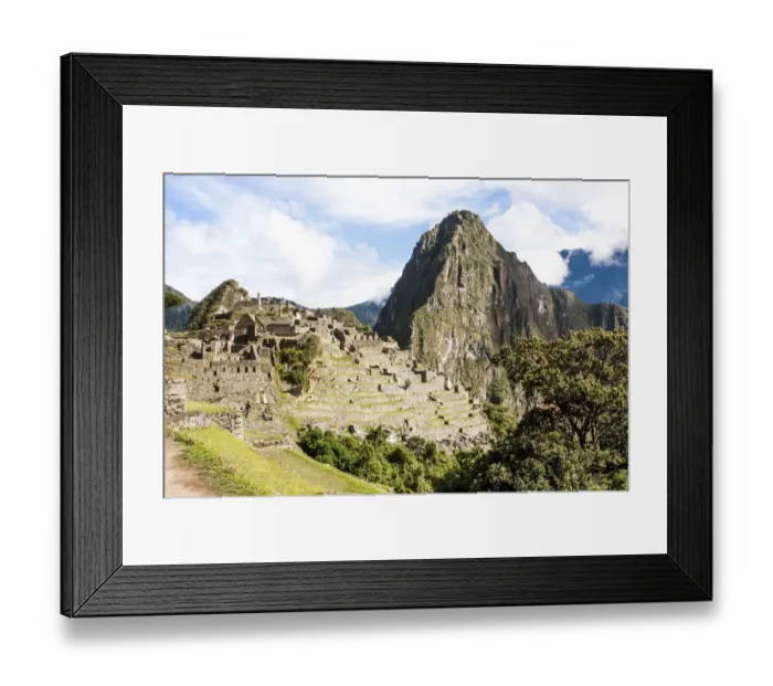 Framed Print : Machu Picchu, Peru Framed Print : Machu Picchu, Peru