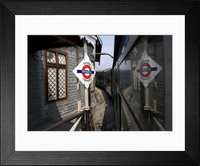 Framed Print : Darjeeling Himalayan Railway in different location Framed Print : Darjeeling Himalayan Railway in different location