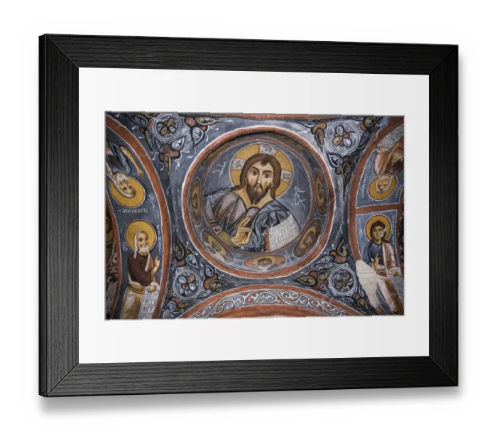 Framed Print : Frescos of Karaklin (Dark) Church Framed Print : Frescos of Karaklin (Dark) Church