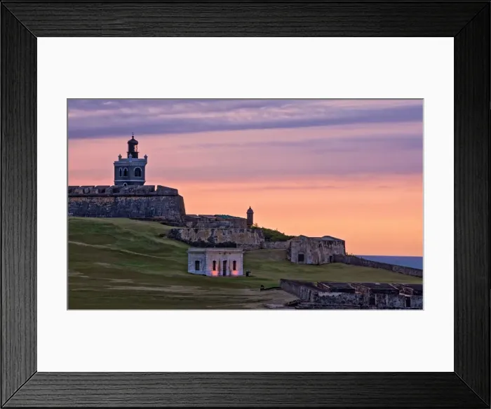 Framed Print : El Morro at Sunset Framed Print : El Morro at Sunset