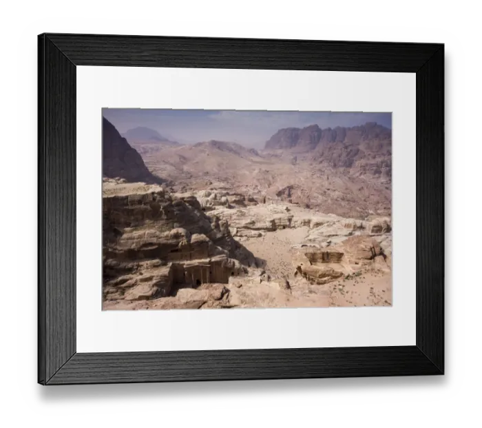 Framed Print : The city of Petra lies hidden amongst sandstone Framed Print : The city of Petra lies hidden amongst sandstone