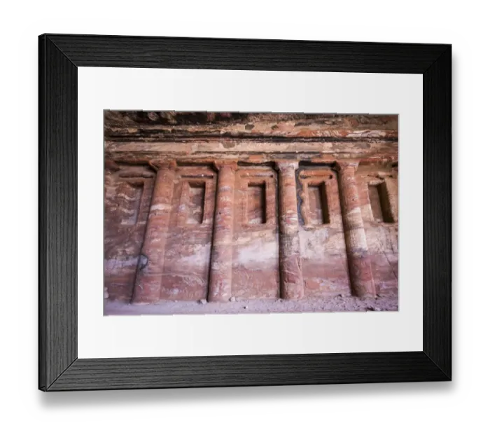 Framed Print : Interior of Roman Soldier Tomb in Petra Framed Print : Interior of Roman Soldier Tomb in Petra