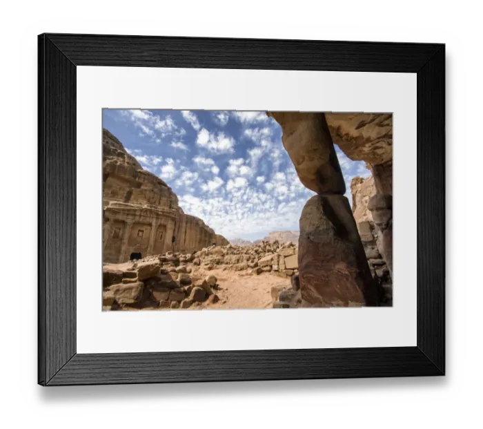 Framed Print : The Roman Soldiers Tomb in Petra Framed Print : The Roman Soldiers Tomb in Petra