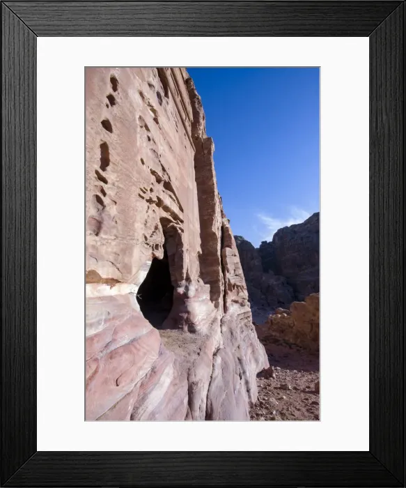Framed Print : Tomb on a cliff Framed Print : Tomb on a cliff