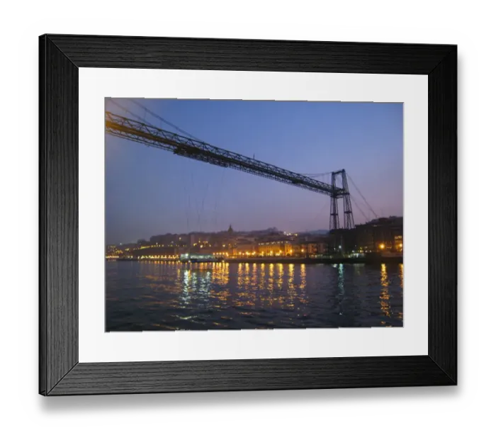 Framed Print : Vizcaya Bridge, Portugalete Framed Print : Vizcaya Bridge, Portugalete