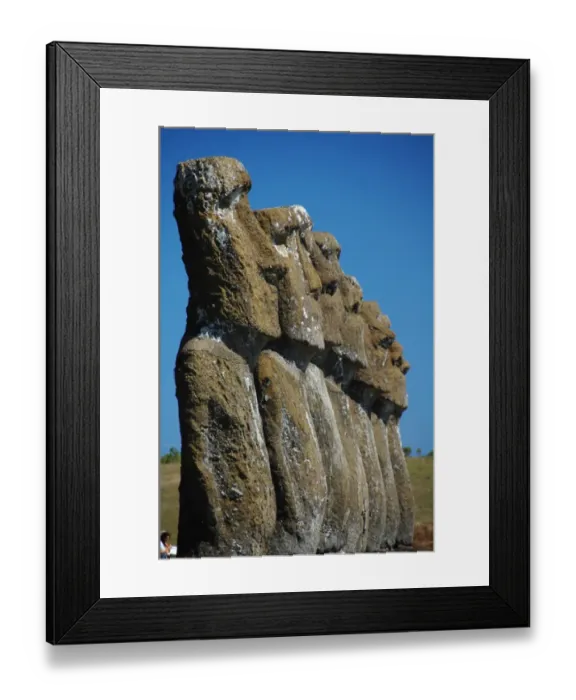 Framed Print : Ahu Akivi, Easter Island Framed Print : Ahu Akivi, Easter Island