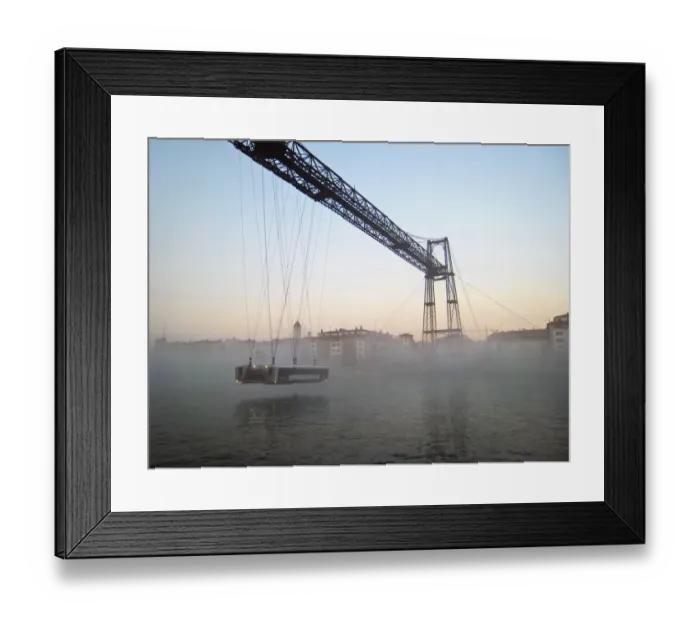Framed Print : Vizcaya Bridge, Portugalete Framed Print : Vizcaya Bridge, Portugalete