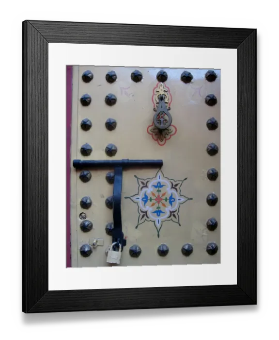 Framed Print : Door, Marrakesh, Morocco Framed Print : Door, Marrakesh, Morocco