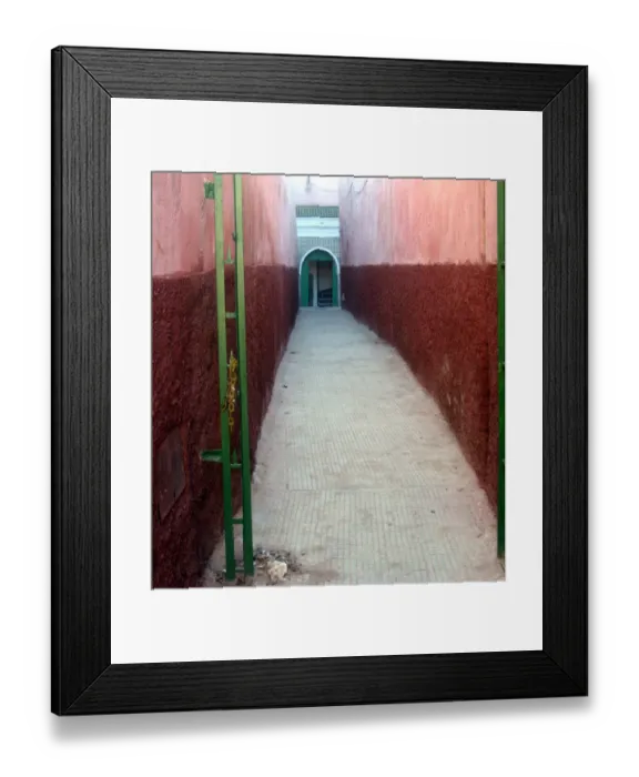 Framed Print : Alley, Marrakesh, Morocco Framed Print : Alley, Marrakesh, Morocco