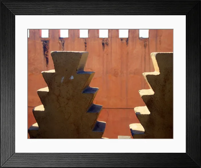Framed Print : Parapets, Marrakesh, Morocco Framed Print : Parapets, Marrakesh, Morocco