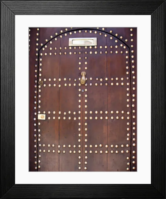 Framed Print : Door, Marrakesh, Morocco Framed Print : Door, Marrakesh, Morocco