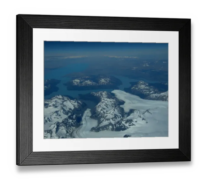 Framed Print : Campo de Hielo Sur Framed Print : Campo de Hielo Sur