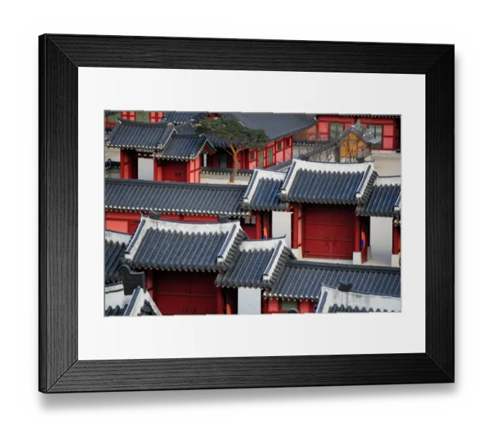 Framed Print : Roof Lines Framed Print : Roof Lines