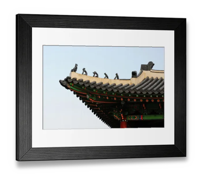 Framed Print : Roof Line of Hwasung Framed Print : Roof Line of Hwasung
