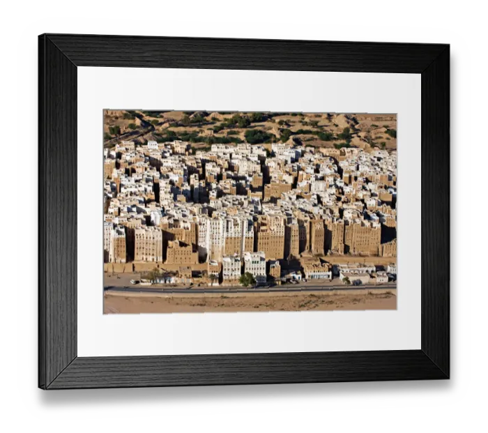 Framed Print : Unesco listed town - Shibam Framed Print : Unesco listed town - Shibam
