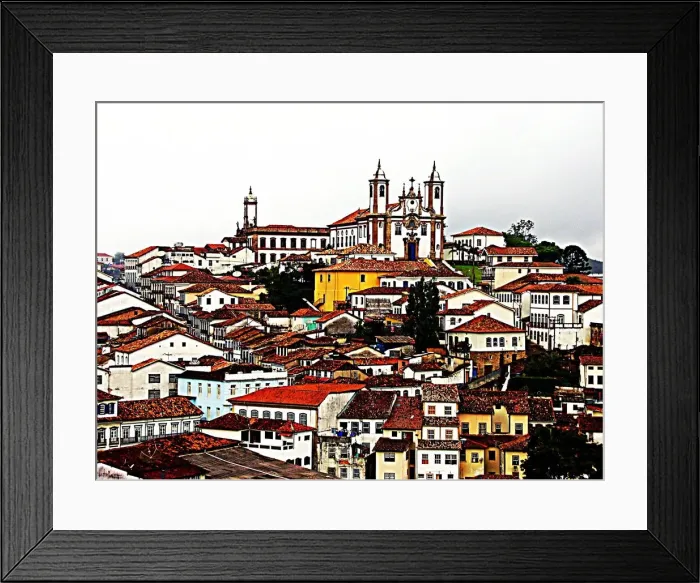 Framed Print : Ouro Preto Framed Print : Ouro Preto