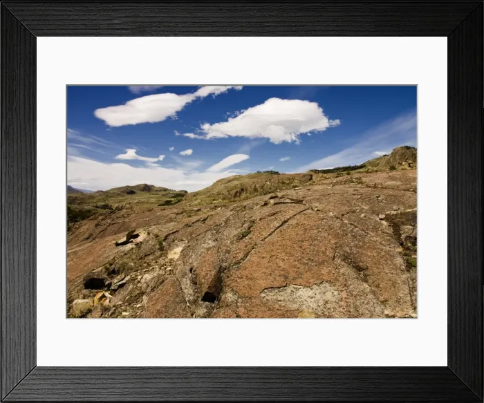 Framed Print : Mountain landscape in Los Glaciares National Park Framed Print : Mountain landscape in Los Glaciares National Park