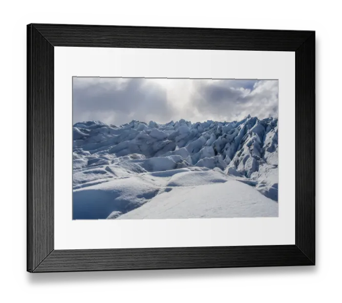 Framed Print : Perito Moreno Glacier in backlit Framed Print : Perito Moreno Glacier in backlit
