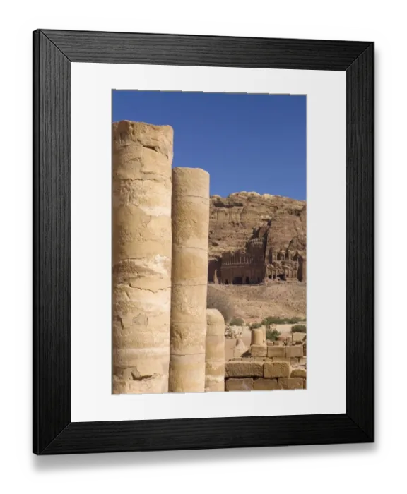 Framed Print : Archaeological Remains, Petra. UNESCO World Heritage Site. Jordan, Middle East Framed Print : Archaeological Remains, Petra. UNESCO World Heritage Site. Jordan, Middle East