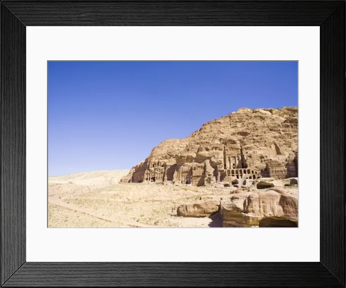 Framed Print : Archaeological Remains of Petra. UNESCO World Heritage Site. Jordan, Middle East Framed Print : Archaeological Remains of Petra. UNESCO World Heritage Site. Jordan, Middle East