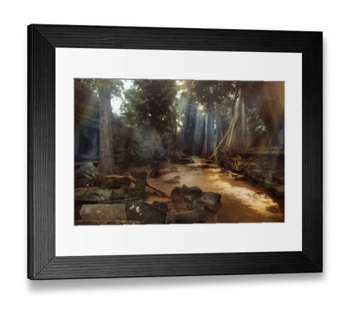 Framed Print : Ta Prohm temple at Angkor, Cam Framed Print : Ta Prohm temple at Angkor, Cam