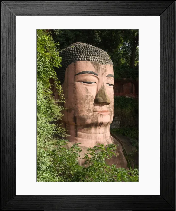 Framed Print : The Leshan Giant Buddha Statue Framed Print : The Leshan Giant Buddha Statue
