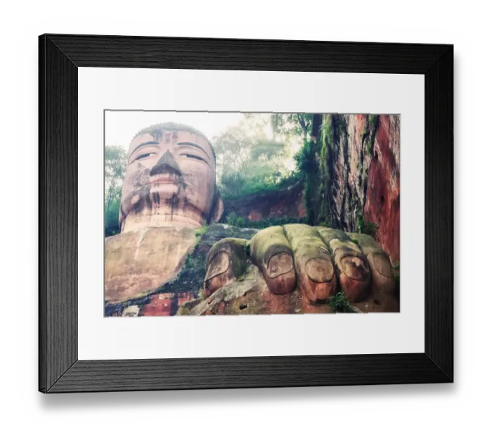 Framed Print : The Leshan Giant Buddha Statue Framed Print : The Leshan Giant Buddha Statue