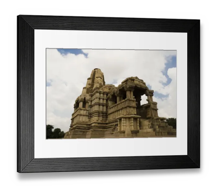 Framed Print : Low angle view of a temple, Lakshmana Temple, Khajuraho, Chhatarpur District, Madhya Pradesh, India Framed Print : Low angle view of a temple, Lakshmana Temple, Khajuraho, Chhatarpur District, Madhya Pradesh, India