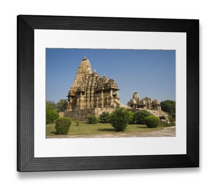 Framed Print : Low angle view of a temple, Kandariya Mahadeva Temple, Khajuraho, Chhatarpur District, Madhya Pradesh, India Framed Print : Low angle view of a temple, Kandariya Mahadeva Temple, Khajuraho, Chhatarpur District, Madhya Pradesh, India