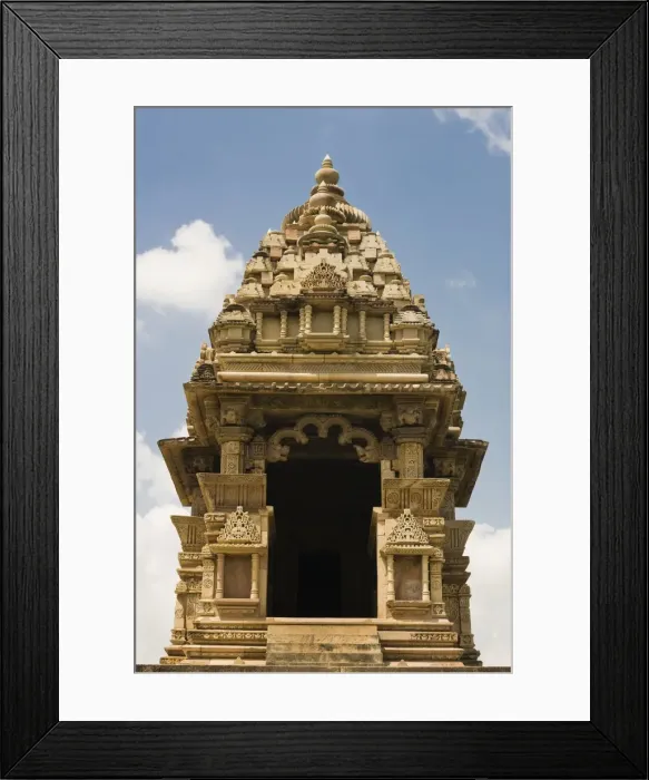 Framed Print : Low angle view of a temple, Lakshmana Temple, Khajuraho, Chhatarpur District, Madhya Pradesh, India Framed Print : Low angle view of a temple, Lakshmana Temple, Khajuraho, Chhatarpur District, Madhya Pradesh, India