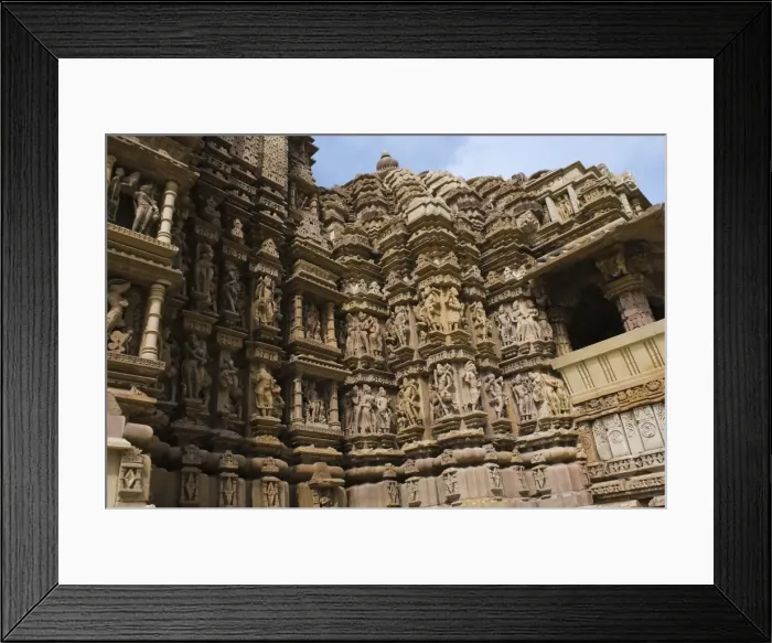 Framed Print : Sculptures on the wall of a temple, Lakshmana Temple, Khajuraho, Chhatarpur District, Madhya Pradesh, India Framed Print : Sculptures on the wall of a temple, Lakshmana Temple, Khajuraho, Chhatarpur District, Madhya Pradesh, India