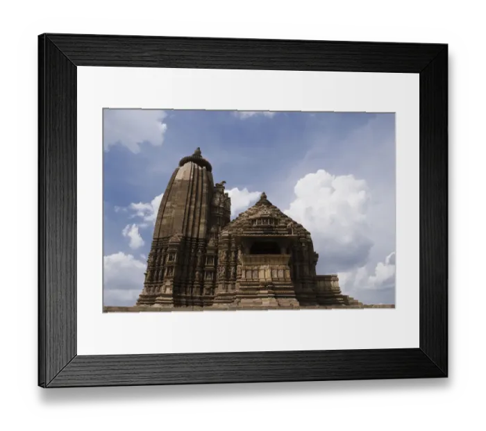 Framed Print : Low angle view of a temple, Lakshmana Temple, Khajuraho, Chhatarpur District, Madhya Pradesh, India Framed Print : Low angle view of a temple, Lakshmana Temple, Khajuraho, Chhatarpur District, Madhya Pradesh, India