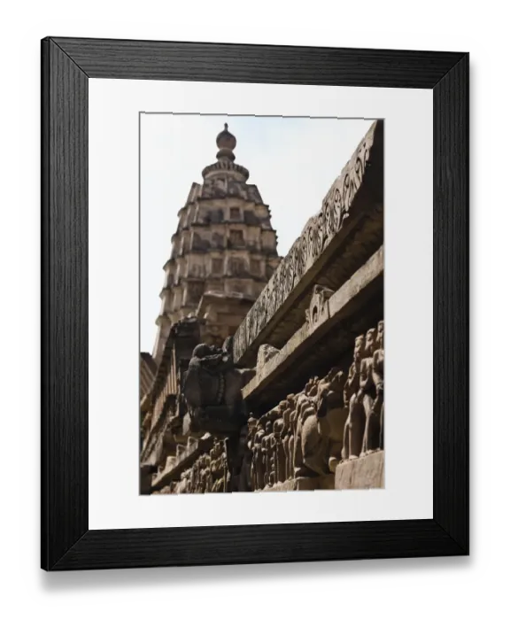 Framed Print : Sculptures on the wall of a temple, Lakshmana Temple, Khajuraho, Chhatarpur District, Madhya Pradesh, India Framed Print : Sculptures on the wall of a temple, Lakshmana Temple, Khajuraho, Chhatarpur District, Madhya Pradesh, India