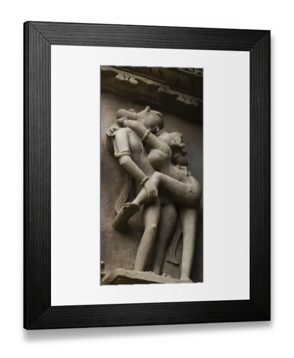 Framed Print : Sculptures on a temple, Kandariya Mahadeva Temple, Khajuraho, Chhatarpur District, Madhya Pradesh, India Framed Print : Sculptures on a temple, Kandariya Mahadeva Temple, Khajuraho, Chhatarpur District, Madhya Pradesh, India