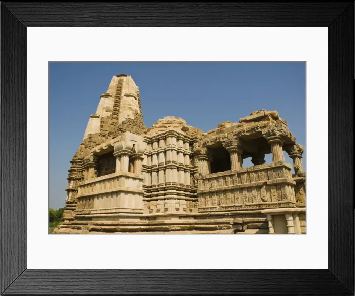 Framed Print : Low angle view of a temple, Kandariya Mahadeva Temple, Khajuraho, Chhatarpur District, Madhya Pradesh, India Framed Print : Low angle view of a temple, Kandariya Mahadeva Temple, Khajuraho, Chhatarpur District, Madhya Pradesh, India