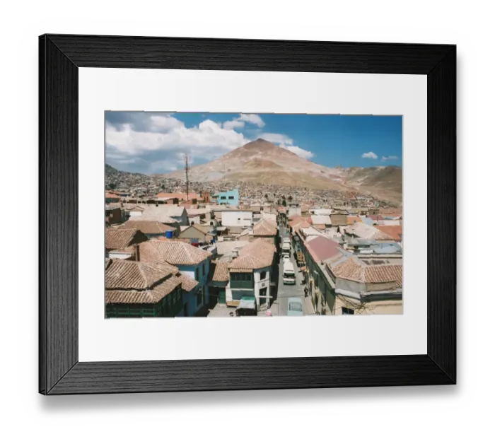 Framed Print : Panoramic view of Potosi, Bolivia Framed Print : Panoramic view of Potosi, Bolivia
