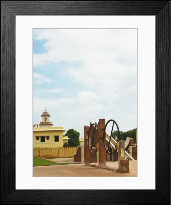 Framed Print : Sundials at an observatory, Jantar Mantar, Jaipur, Rajasthan, India Framed Print : Sundials at an observatory, Jantar Mantar, Jaipur, Rajasthan, India