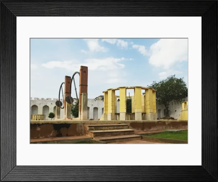 Framed Print : Sundials at an observatory, Jantar Mantar, Jaipur, Rajasthan, India Framed Print : Sundials at an observatory, Jantar Mantar, Jaipur, Rajasthan, India