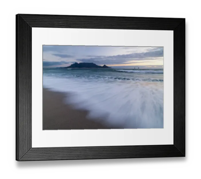Framed Print : Table Mountain, Lions Head and Devils Peak in the evening light, panoramic views of Cape Town, Bloubergstrand beach, Table Bay, Atlantic Ocean, Cape Town, Western Cape, South Africa Framed Print : Table Mountain, Lions Head and Devils Peak in the evening light, panoramic views of Cape Town, Bloubergstrand beach, Table Bay, Atlantic Ocean, Cape Town, Western Cape, South Africa
