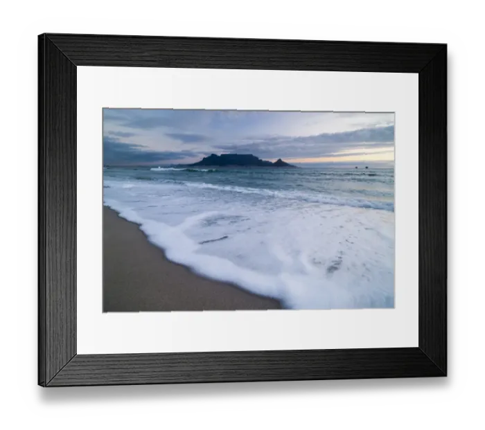 Framed Print : Table Mountain, Lions Head and Devils Peak in the evening light, panoramic views of Cape Town, Bloubergstrand beach, Table Bay, Atlantic Ocean, Cape Town, Western Cape, South Africa Framed Print : Table Mountain, Lions Head and Devils Peak in the evening light, panoramic views of Cape Town, Bloubergstrand beach, Table Bay, Atlantic Ocean, Cape Town, Western Cape, South Africa