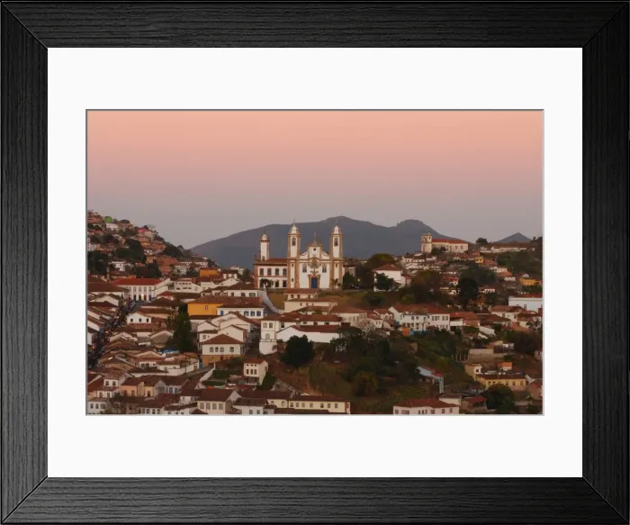 Framed Print : Ouro Preto historical town Framed Print : Ouro Preto historical town
