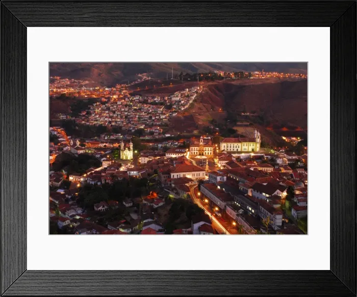 Framed Print : Ouro Preto historical town Framed Print : Ouro Preto historical town